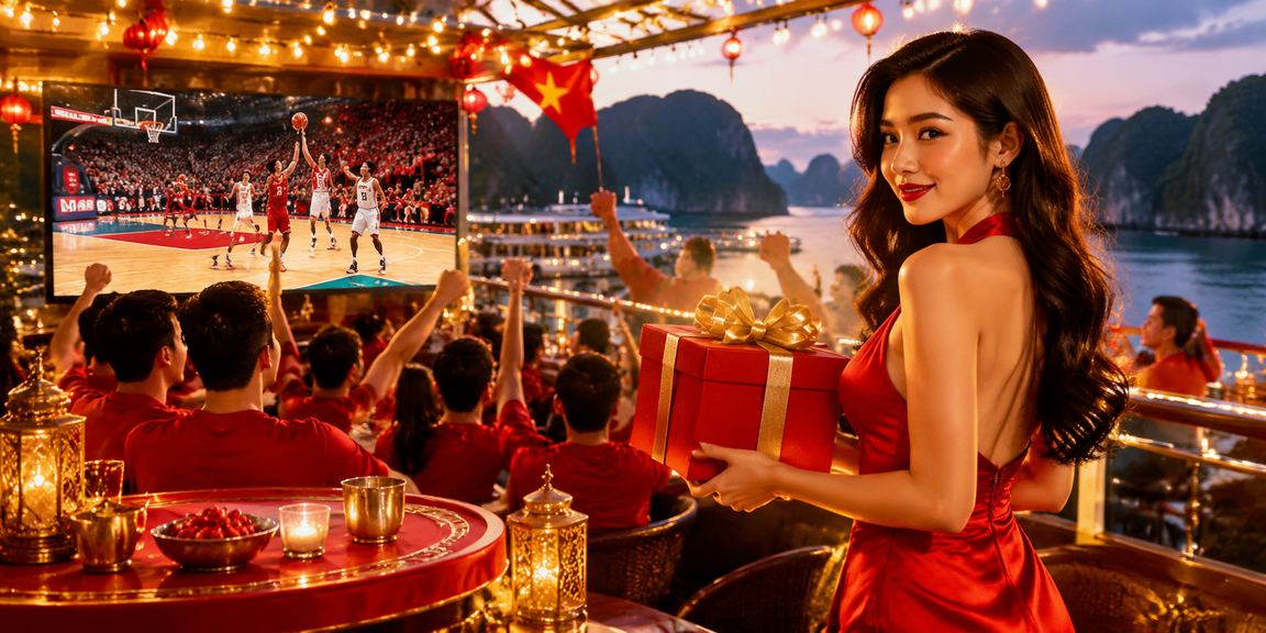 Người dùng tại Hạ Long thư giãn và trải nghiệm giải trí trực tuyến bên vịnh